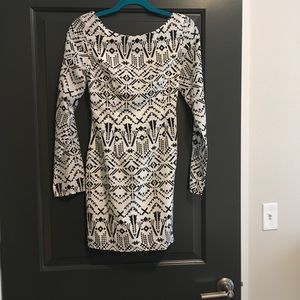 Elliott geometric print mini dress